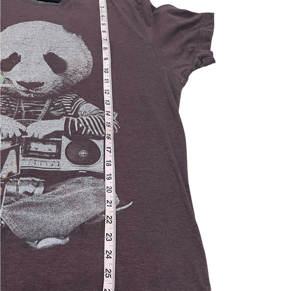 Kook N Keech It Was All A Dream Panda Tee Sz XL Burgundy - Picture 8 of 11
